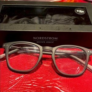 Black mate reading glasses they look great.